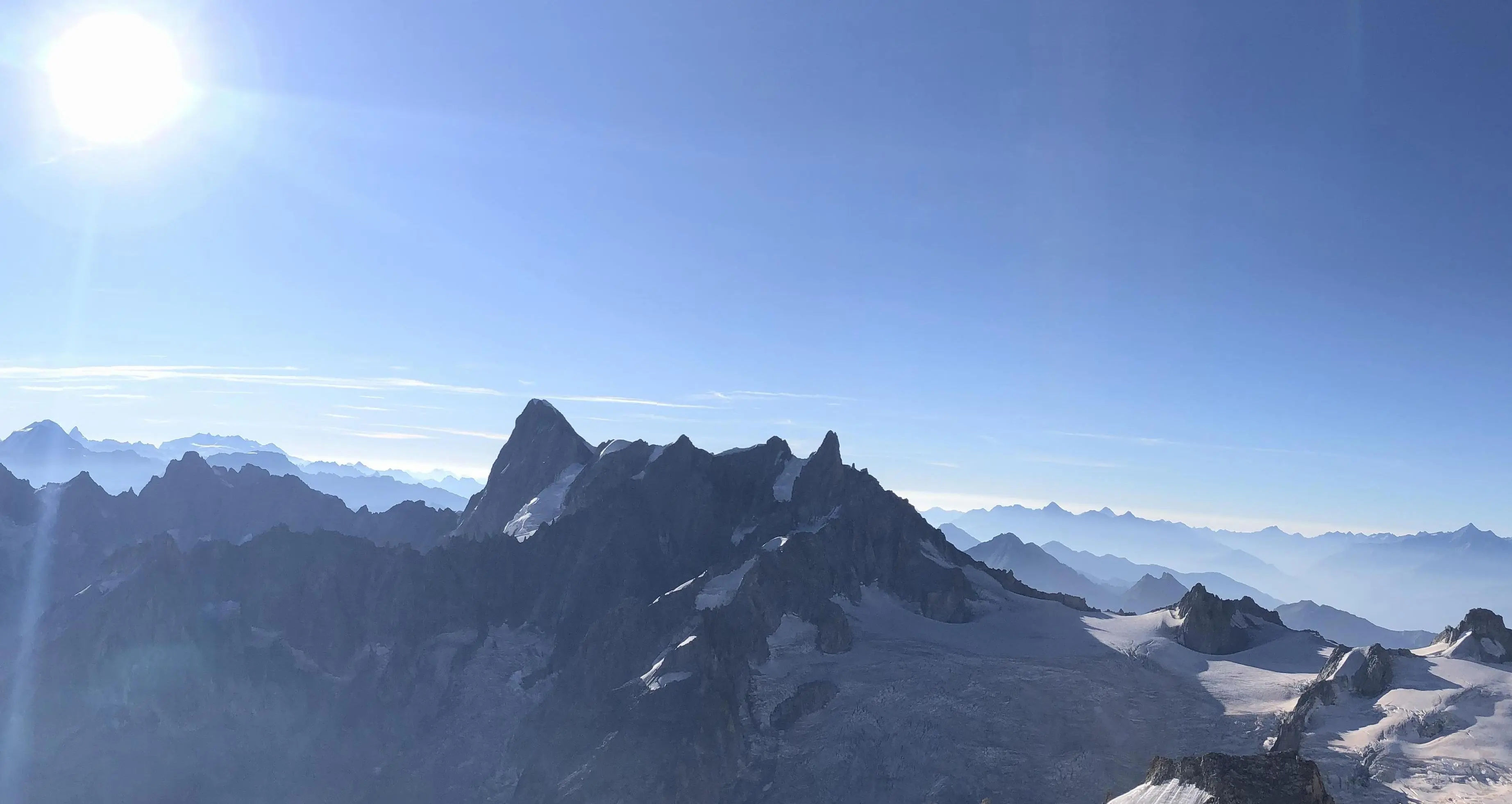 Photo of the Alps as the banner
